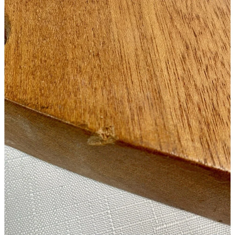 Wood Serving Tray Vintage Mid Century Snack Tray Monkey Pod